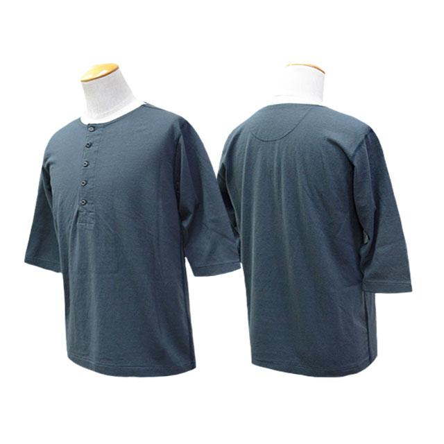 全3色【TWO MOON/トゥームーン】「Half Sleeve Henley Neck Tee/ハーフ