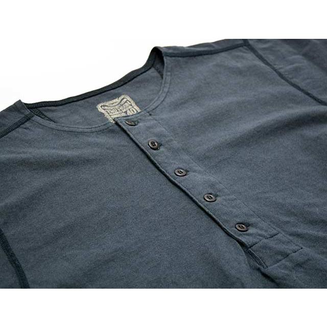 全3色【TWO MOON/トゥームーン】「Half Sleeve Henley Neck Tee/ハーフ