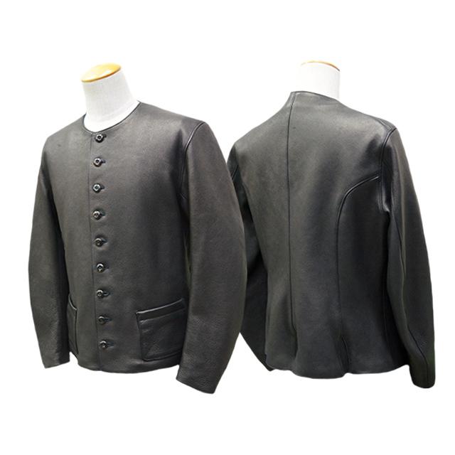 【The 2 Monkeys/ザ トゥーモンキーズ】「Round Neck Leather Waistcoat/ラウンドネックレザーウエストコート」(TM03430)(JELADO/アメカジ/ウルフパック) |  | 01