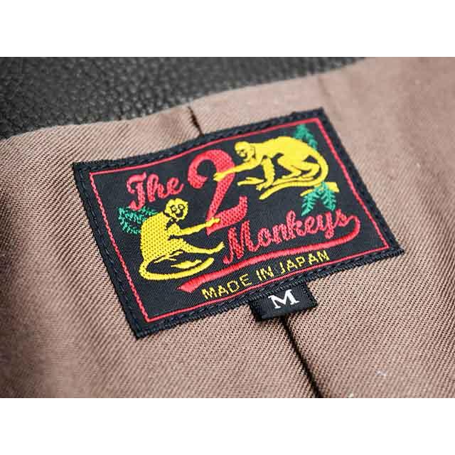 【The 2 Monkeys/ザ トゥーモンキーズ】「Round Neck Leather Waistcoat/ラウンドネックレザーウエストコート」(TM03430)(JELADO/アメカジ/ウルフパック) |  | 08