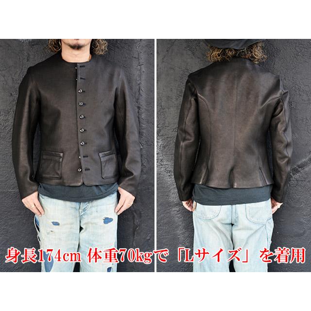 【The 2 Monkeys/ザ トゥーモンキーズ】「Round Neck Leather Waistcoat/ラウンドネックレザーウエストコート」(TM03430)(JELADO/アメカジ/ウルフパック) |  | 09