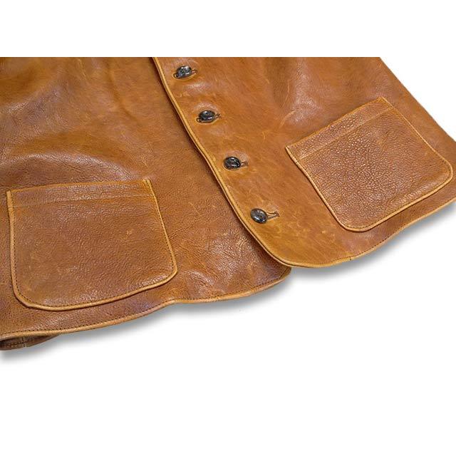 2023AW「Leather Waistcoat レザーウエストコート」(TM73435)(JELADO ウルフパック)