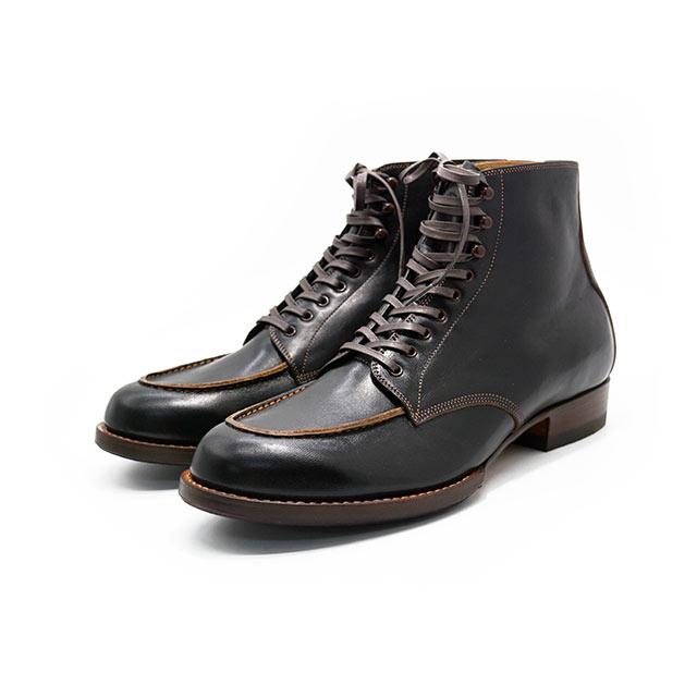 レア　BOOTLEGGERS　ブートレガーズ　マルホランド　ホースハイド　茶芯馬 The 2 Monkeys/ザ トゥーモンキーズ】「Moccasin Boots”Sportif Horse