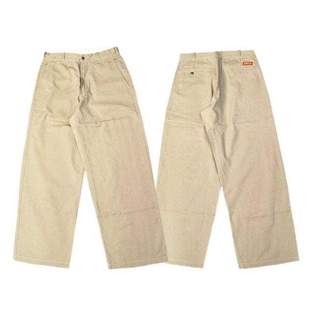 全2色【TUF-NUT/タフナッツ】「Cotton Twill Wide Work Trousers