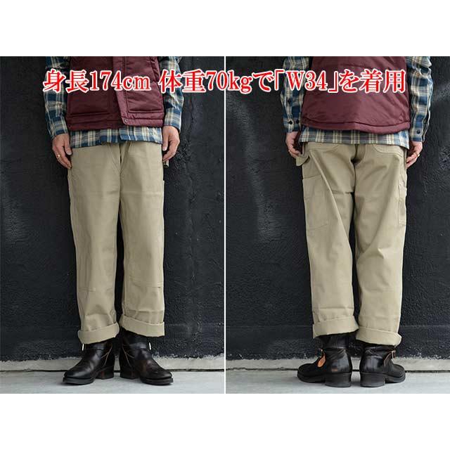 全2色【TUF-NUT/タフナッツ】「Cotton Twill Double Knee Work Pants