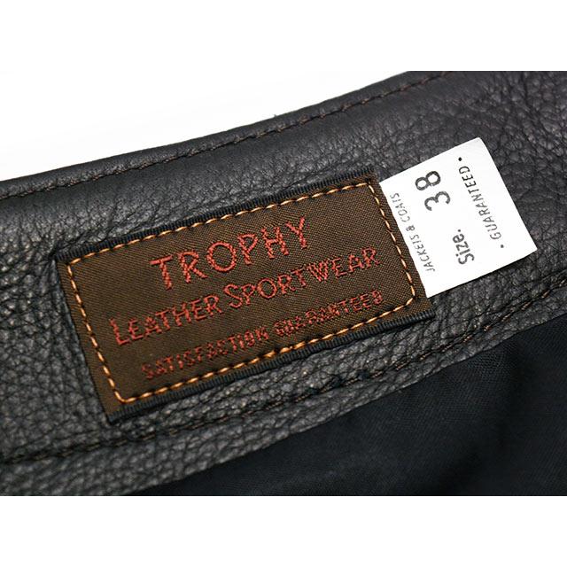 【TROPHY CLOTHING/トロフィークロージング】2026SS「Rancher Steerhide Vest/ランチャーステアハイドベスト」(TR-YL07)(アメカジ/ハーレー/ウルフパック)の画像