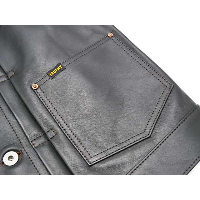 TROPHY CLOTHING/トロフィークロージング】「Genuine Horsehide Button