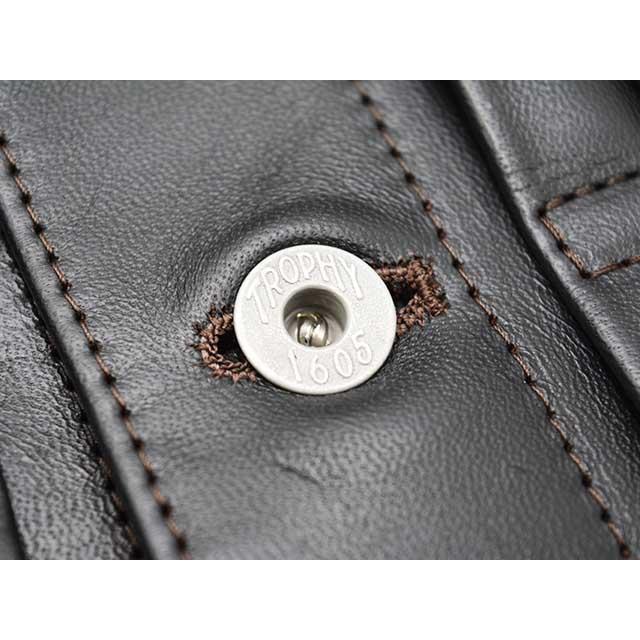 TROPHY CLOTHING/トロフィークロージング】「Genuine Horsehide Button