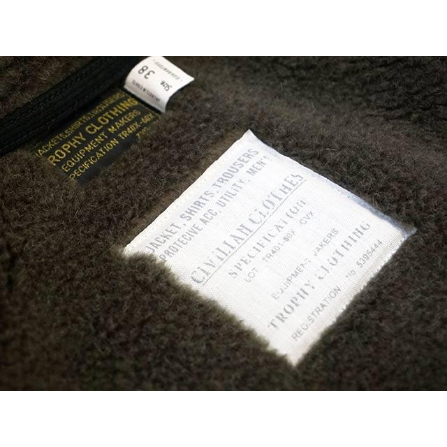 全3色【TROPHY CLOTHING/トロフィークロージング】2023AW「N-1 TR.mfg. Jacket/N-1トロフィー.mfg.ジャケット」(TR23AW-508)(アメカジ/ミリタリー/ウルフパック)の画像