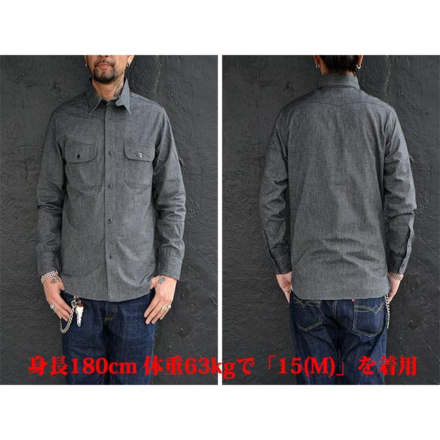 【TROPHY CLOTHING/トロフィークロージング】2023SS「Deluxe Covert L/S Shirts/デラックスコバートロングスリーブシャツ」(TR23SS-401)(アメカジ/ウルフパック) 【TROPHY CLOTHING/トロフィークロージング】2023SS「Deluxe Covert L/S Shirts/デラックスコバートロングスリーブシャツ」(TR23SS-401)(アメカジ/ウルフパック)