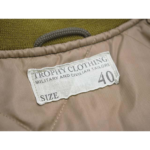 全3色【TROPHY CLOTHING/トロフィークロージング】2024AW「Army Tanker TR.mfg. Jacket/アーミータンカーTR.mfg.ジャケット」(TR24AW-504)(アメカジ)の画像