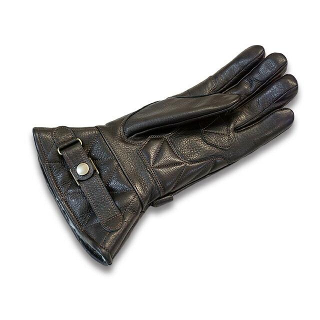 全2色【POWWOW/パウワウ】「The Gauntlet Glove”Type3”/ザ・ガントレットグローブ”タイプ3”」(レザー/ハーレー/チョッパー/バイカー/ウルフパック)｜wolfpack-ss｜06