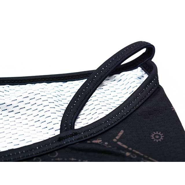 ※個別売り可能　INNE フェイスマスク 黒・緑　16セットずつ 全3色【Vin&Age/ヴィン&エイジ】2026SS「Stretch Face Mask/ストレッチ