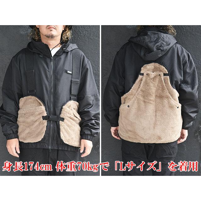 US custom フェイファーハンティングベスト Fake Fur Hunting Vest（フェイクファー ハンティングベスト