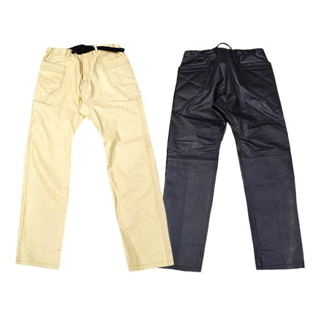 全2色【Vin&Age/ヴィン&エイジ】2025AW「Leather Ride Gear Pants