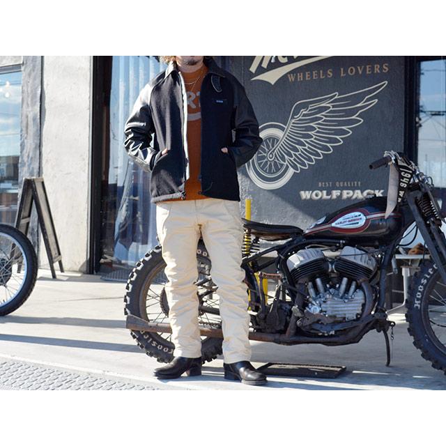 全2色【Vin&Age/ヴィン&エイジ】2025AW「Leather Ride Gear Pants