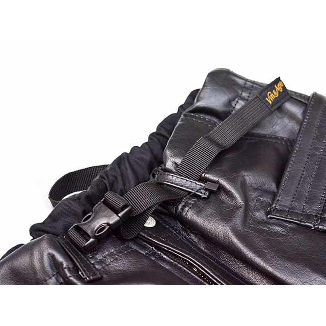 全2色【Vin&Age/ヴィン&エイジ】2025AW「Leather Ride Gear Pants