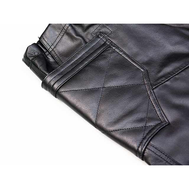 全2色【Vin&Age/ヴィン&エイジ】2025AW「Leather Ride Gear Pants