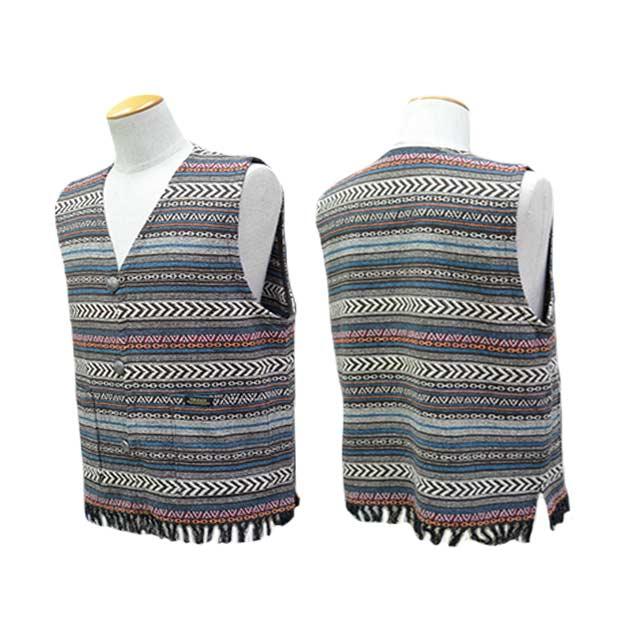 全3色【Vin&Age/ヴィン&エイジ】2026SS「Mexican Rug Vest/メキシカン