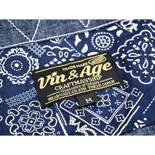 全2色【Vin&Age/ヴィン&エイジ】2026SS「Open Collar Chambray Shirts
