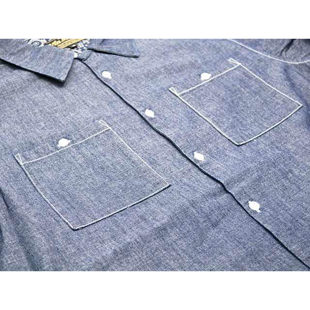 全2色【Vin&Age/ヴィン&エイジ】2026SS「Open Collar Chambray Shirts