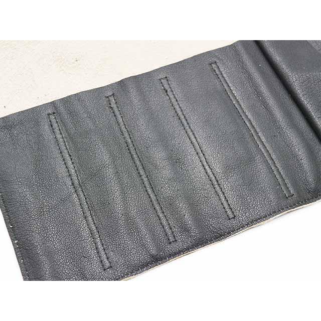 VIN&AGE TYPE VTB1 レザーツールロール ブラック/シルバー 全3色【Vin&Age/ヴィン&エイジ】2026SS「Leather Tool Roll/レザー