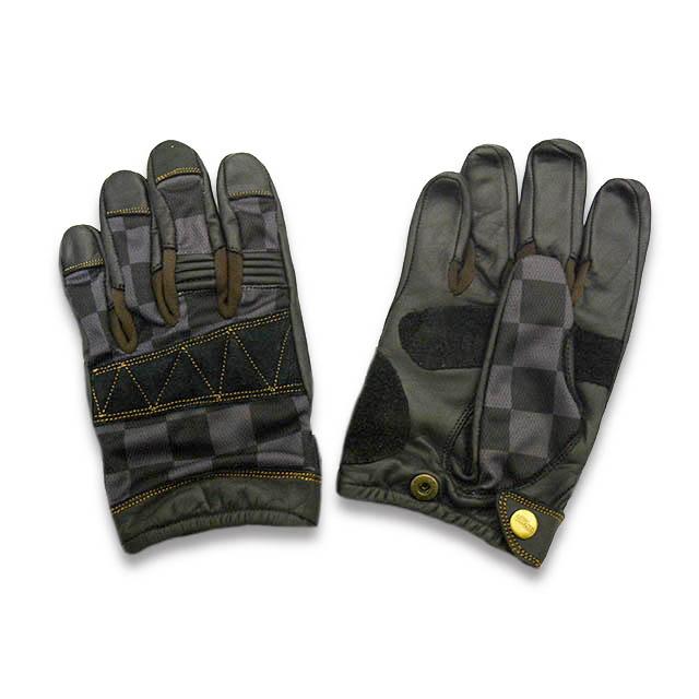 全2色【Vin&Age/ヴィン&エイジ】2023SS「Checkered Glove/チェッ