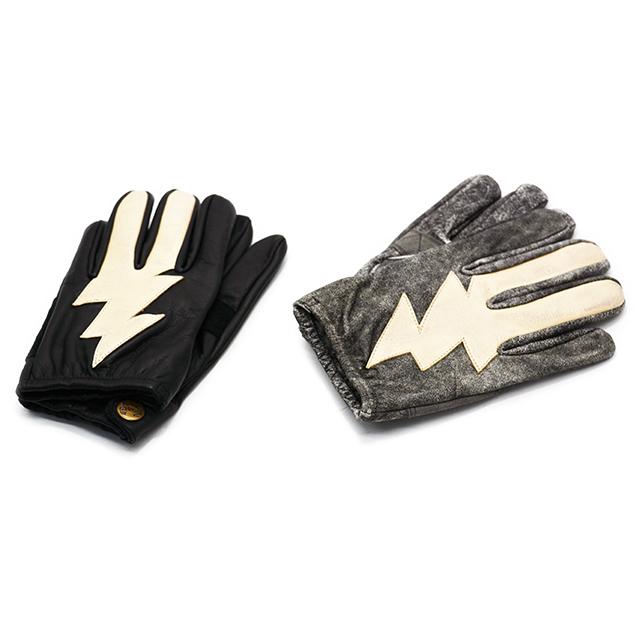全2色【Vin&Age/ヴィン&エイジ】2026AW「Leather Short Glove”Bolt