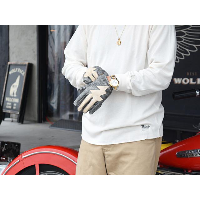 全2色【Vin&Age/ヴィン&エイジ】2026AW「Leather Short Glove”Bolt