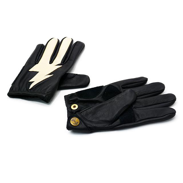 全2色【Vin&Age/ヴィン&エイジ】2026AW「Leather Short Glove”Bolt