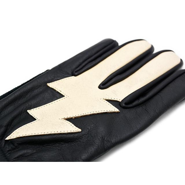 全2色【Vin&Age/ヴィン&エイジ】2026AW「Leather Short Glove”Bolt