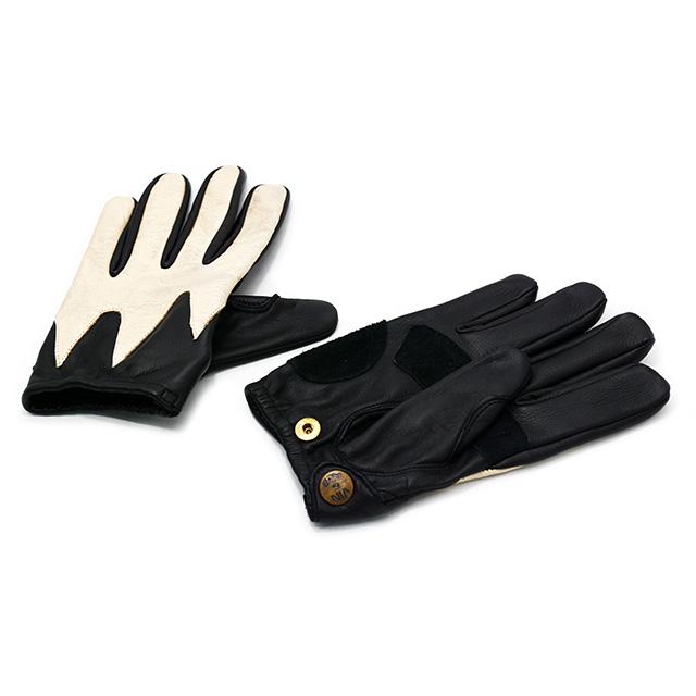 全2色【Vin&Age/ヴィン&エイジ】2026AW「Leather Short Glove”Scallop