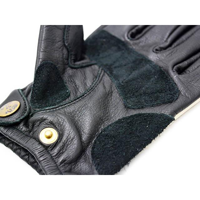 全2色【Vin&Age/ヴィン&エイジ】2026AW「Leather Short Glove”Scallop