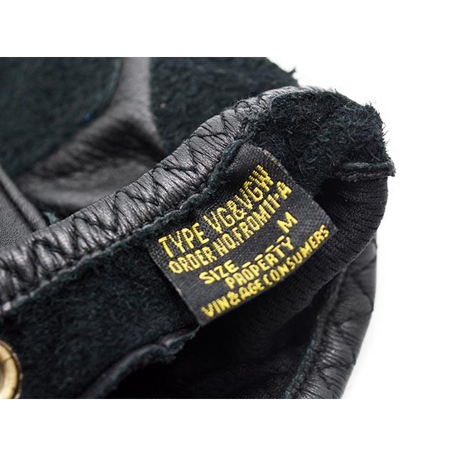 全2色【Vin&Age/ヴィン&エイジ】2026AW「Leather Short Glove”Scallop