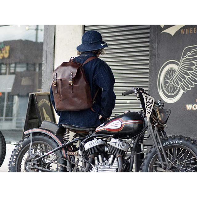 全2色【vasco/ヴァスコ】「Leather Army Rucksack Type2/レザーアーミーラックサック タイプ2」(VS-204L2)【予約商品/2026年8-9月入荷予定】(アメカジ)の画像