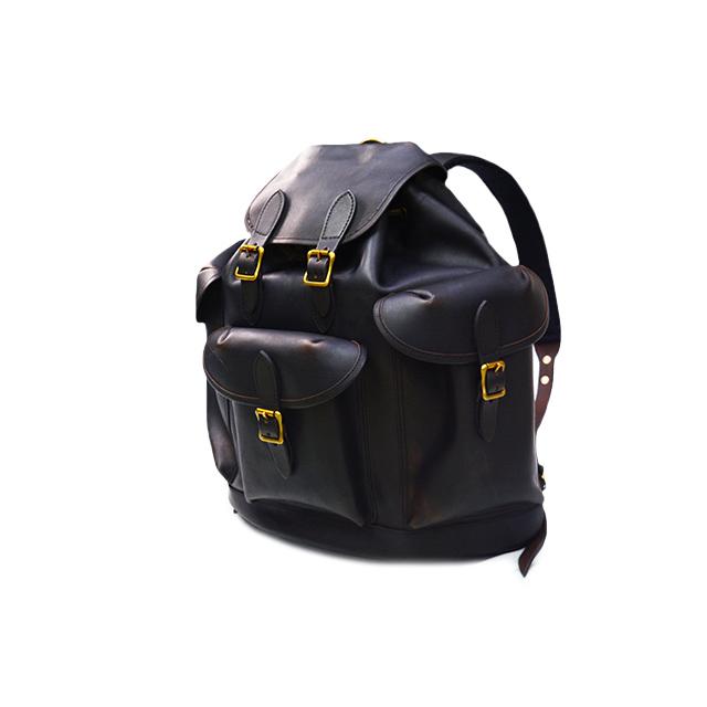 全2色【vasco/ヴァスコ】「Leather Army Rucksack/レザーアーミー