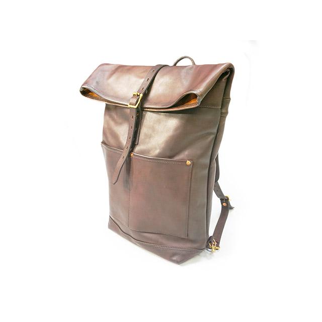 全2色【vasco/ヴァスコ】「Leather Roll Top Rucksack/レザーロールトップラックサック」(VS-205L)【予約商品/2026年8-9月入荷予定】(グランメゾン東京)の画像