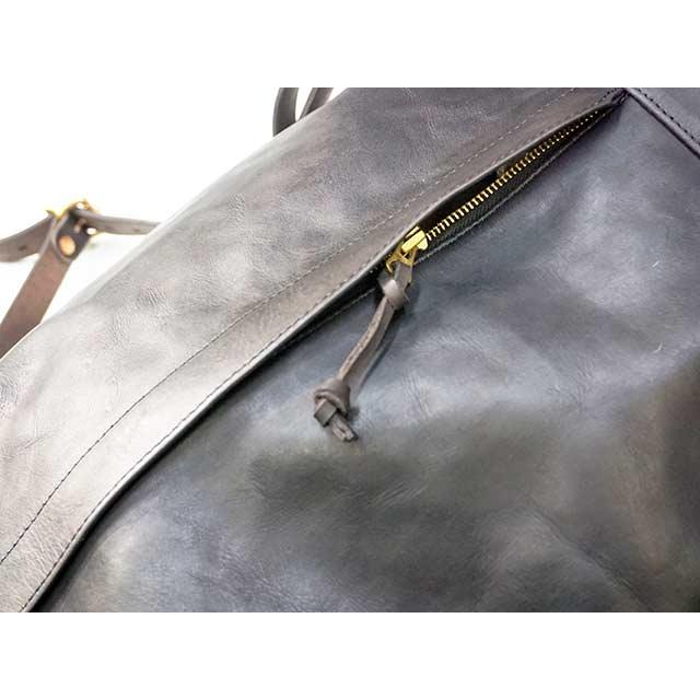 全2色【vasco/ヴァスコ】「Leather Roll Top Rucksack/レザーロール