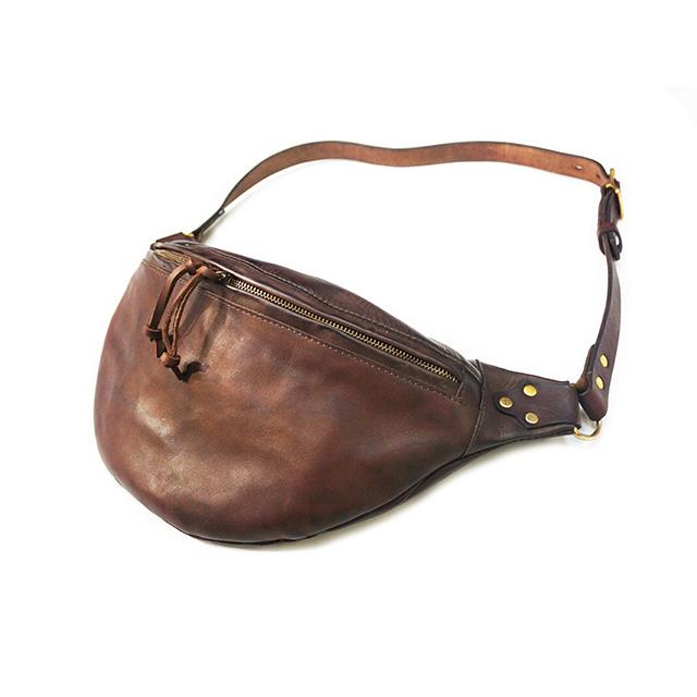 全3色【vasco/ヴァスコ】「Leather Waist Bag”Small”/レザーウエスト
