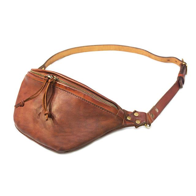 全3色【vasco/ヴァスコ】「Leather Waist Bag”Large”/レザーウエスト