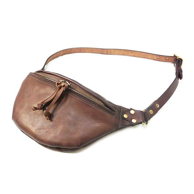 全3色【vasco/ヴァスコ】「Leather Waist Bag”Large”/レザーウエスト