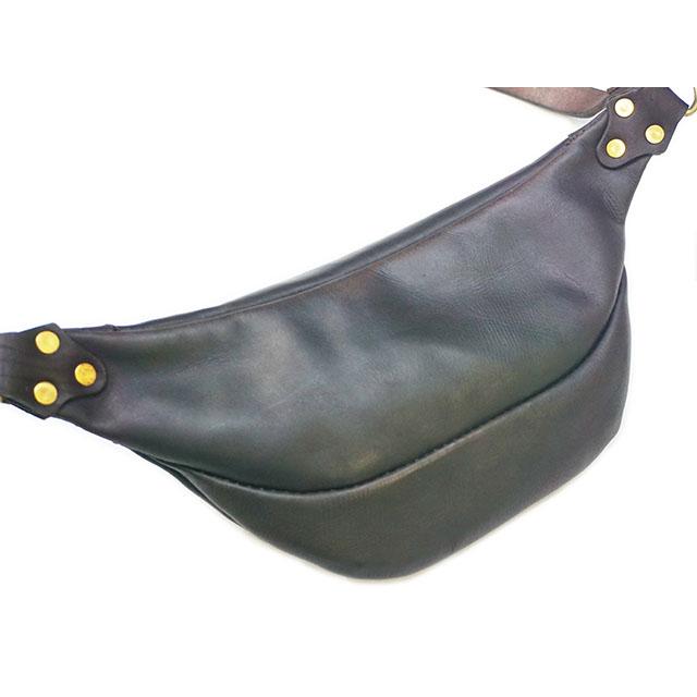 全3色【vasco/ヴァスコ】「Leather Waist Bag”Large”/レザーウエスト