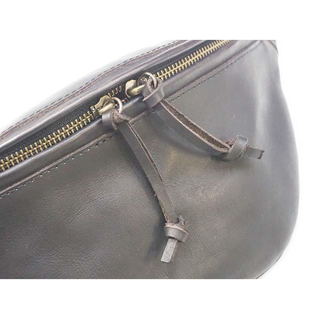 全3色【vasco/ヴァスコ】「Leather Waist Bag”Large”/レザーウエスト