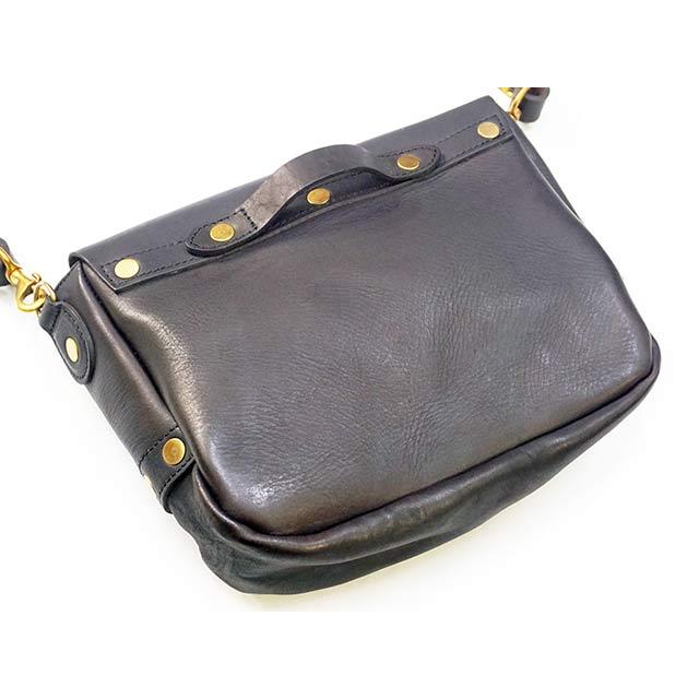 全2色【vasco/ヴァスコ】「Leather Postman Shoulder Bag”Small