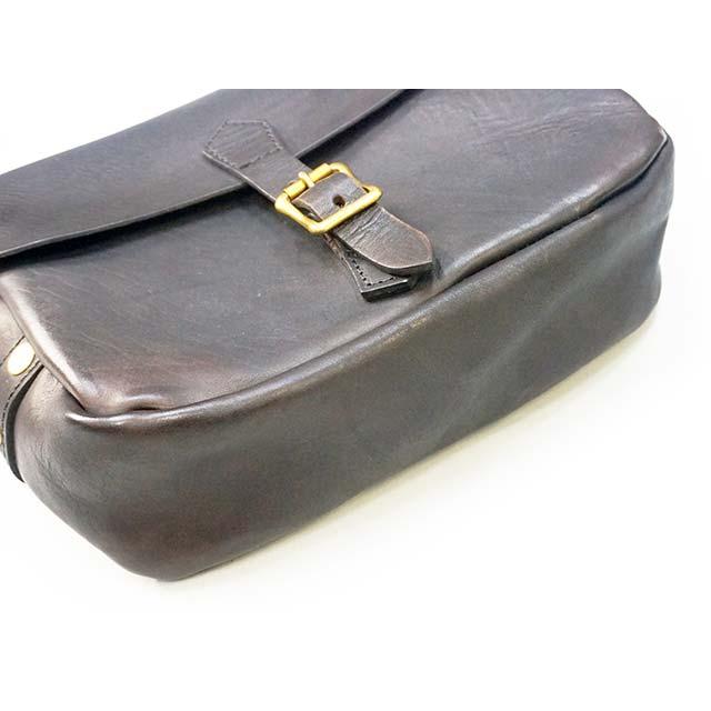 全2色【vasco/ヴァスコ】「Leather Postman Shoulder Bag”Small
