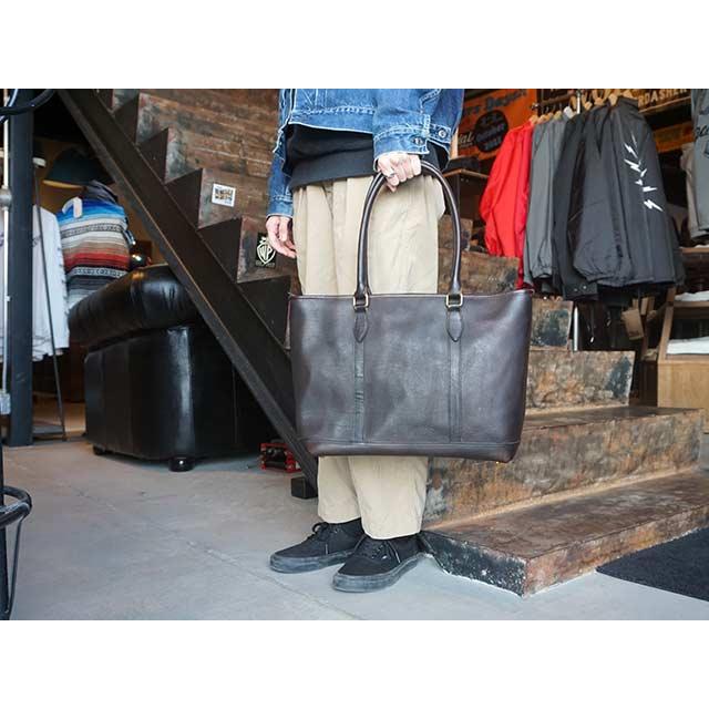 全2色【vasco/ヴァスコ】「Leather Nelson Tote Bag/レザーネルソン