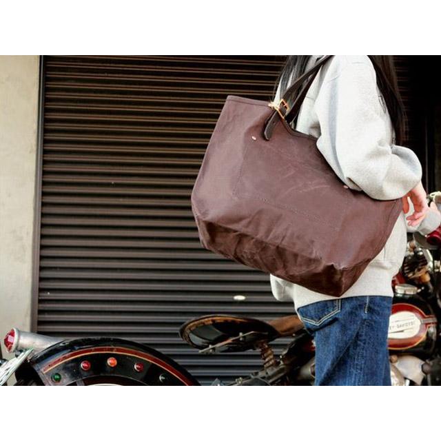 全4色【vasco/ヴァスコ】「Canvas×Leather Travel Tote Bag/キャンバス