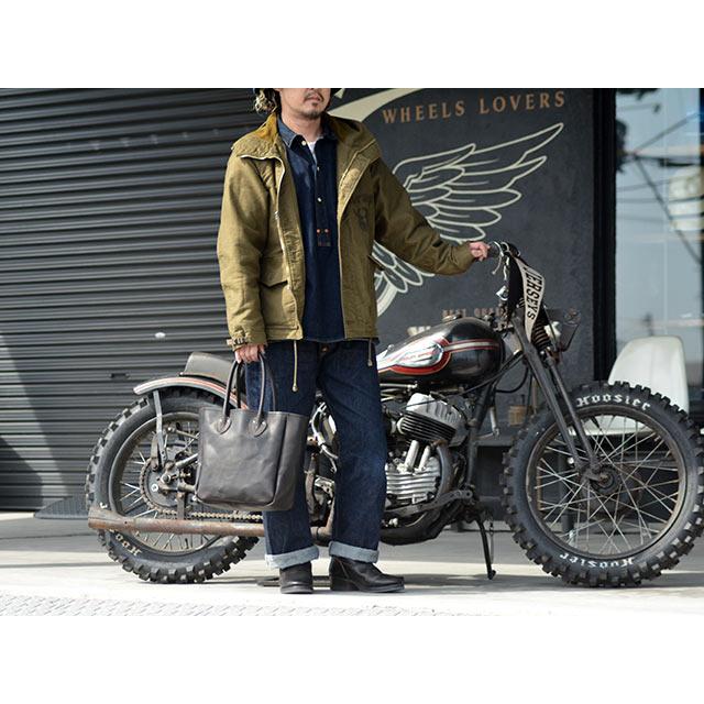 全2色【vasco/ヴァスコ】「Leather Old Tote Bag”Medium”/レザー