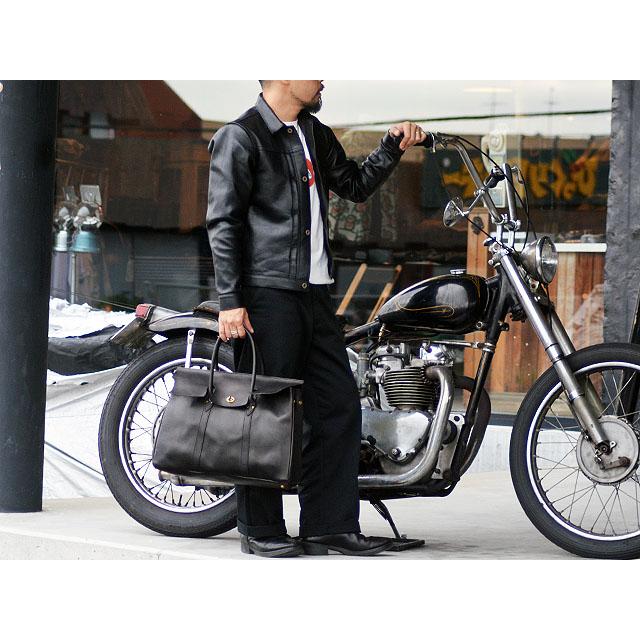 全2色【vasco/ヴァスコ】「Leather Saddle Tote Bag/レザーサドル