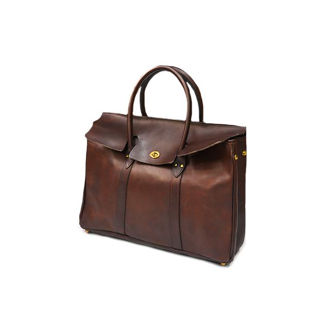 全2色【vasco/ヴァスコ】「Leather Saddle Tote Bag/レザーサドル